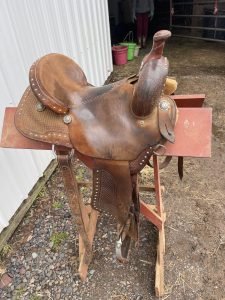 13.5″ G-G Saddle – By Dennis George Maker – #1 Tree